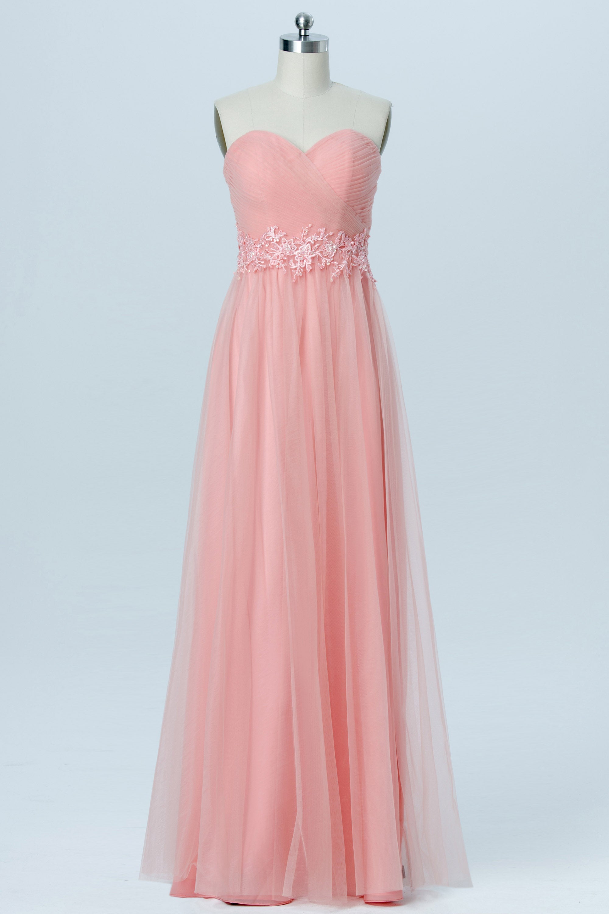 Chiffon V-Neck Sleeveless Bridesmaid Dress| Plus Size | 60+ Colors