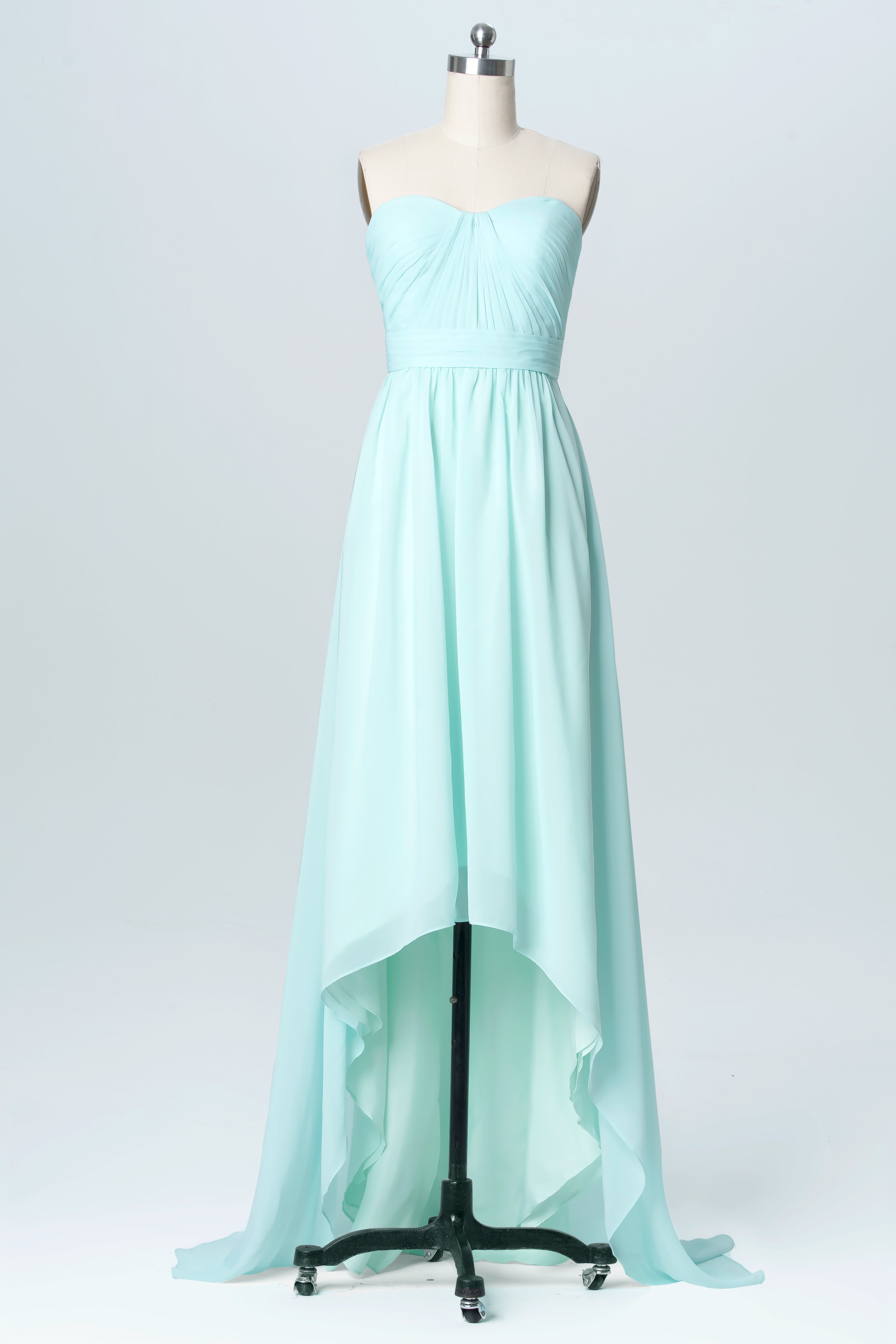 Chiffon V-Neck Sleeveless Bridesmaid Dress| Plus Size | 60+ Colors