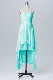 Chiffon Column Sweetheart Sleeveless Bridesmaid Dress-B03051