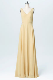 Chiffon Spaghetti Straps Sleeveless Bridesmaid Dress| Plus Size | 60+ Colors