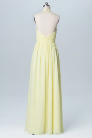 Chiffon V-Neck Sleeveless Bridesmaid Dress| Plus Size | 60+ Colors
