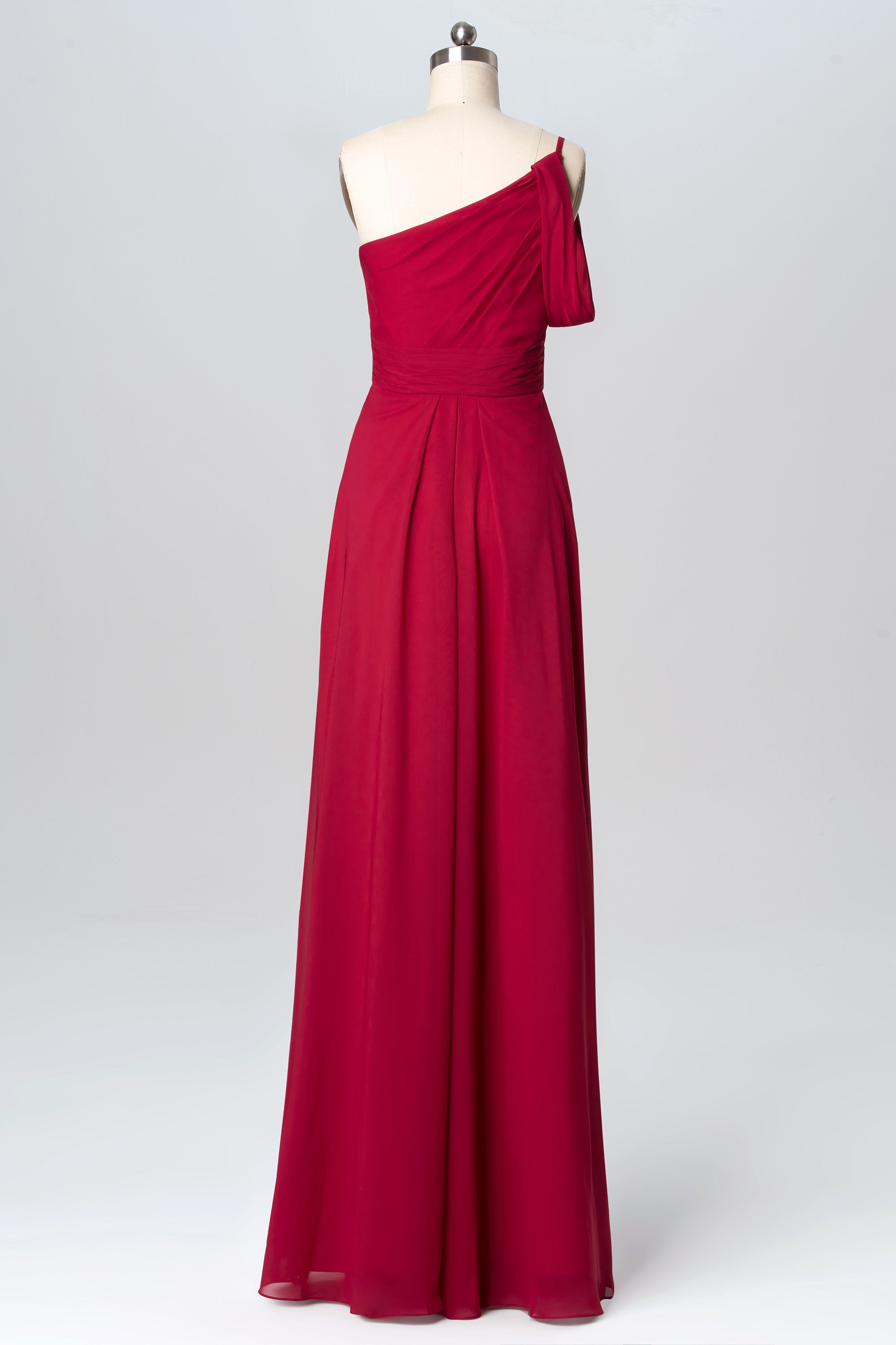 Chiffon V-Neck Sleeveless Bridesmaid Dress| Plus Size | 60+ Colors