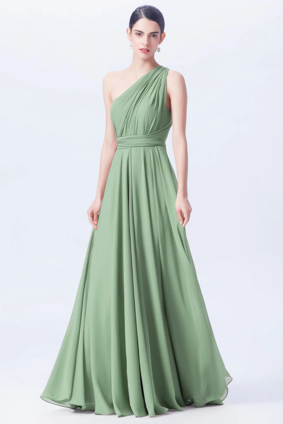 Lace Boat Neck Sleeveless Bridesmaid Dress| Plus Size | 60+ Colors