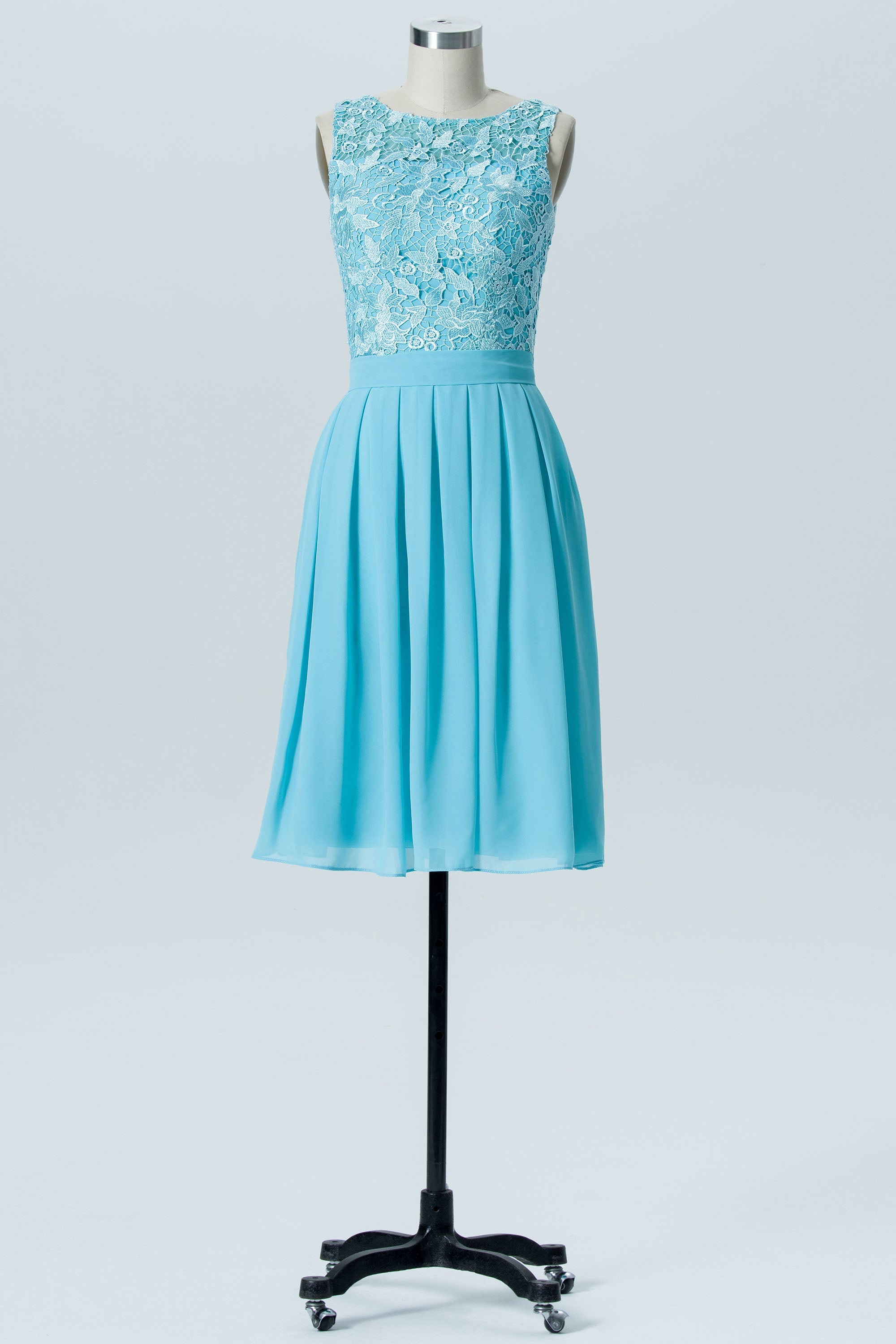 Chiffon Halter Sleeveless Bridesmaid Dress| Plus Size | 60+ Colors