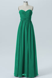 Chiffon Column Strapless Sleeveless Bridesmaid Dress-B07877