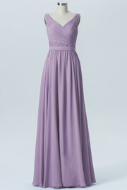 Chiffon Halter Sleeveless Bridesmaid Dress| Plus Size | 60+ Colors