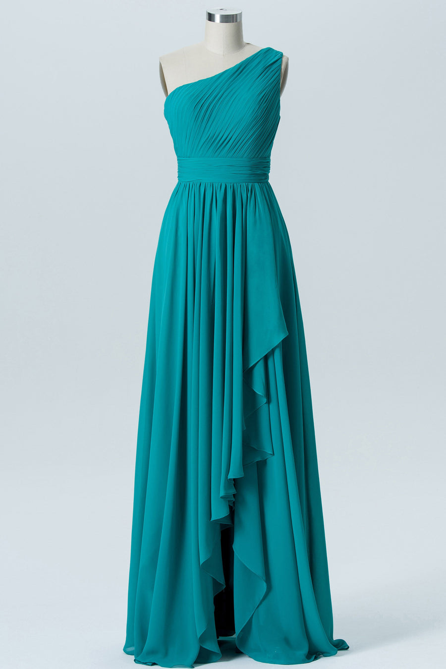 Chiffon Halter Sleeveless Bridesmaid Dress| Plus Size | 60+ Colors