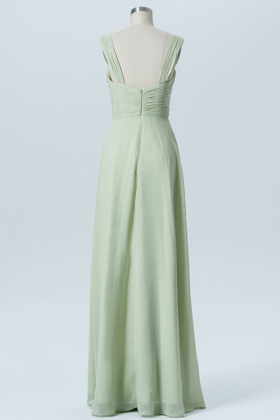 Chiffon Sweetheart Sleeveless Bridesmaid Dress| Plus Size | 60+ Colors