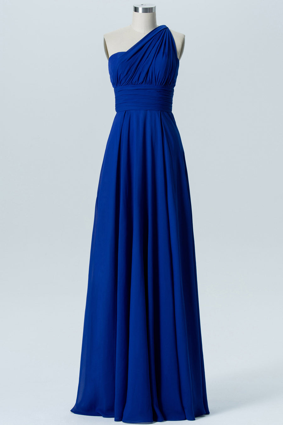 Chiffon Halter Sleeveless Bridesmaid Dress| Plus Size | 60+ Colors