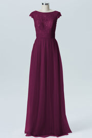 Lace Column Sweetheart Sleeveless Bridesmaid Dress-B08211