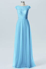 Lace Column Sweetheart Sleeveless Bridesmaid Dress-B08211