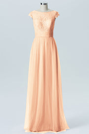 Lace Column Sweetheart Sleeveless Bridesmaid Dress-B08211
