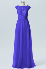 Lace Column Sweetheart Sleeveless Bridesmaid Dress-B08211