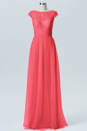 Lace Column Sweetheart Sleeveless Bridesmaid Dress-B08211