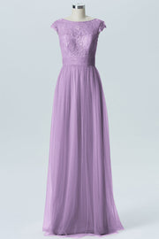 Lace Column Sweetheart Sleeveless Bridesmaid Dress-B08211