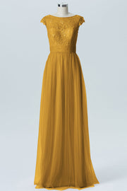Lace Column Sweetheart Sleeveless Bridesmaid Dress-B08211