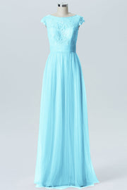 Lace Column Sweetheart Sleeveless Bridesmaid Dress-B08211