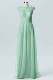 Lace Column Sweetheart Sleeveless Bridesmaid Dress-B08211