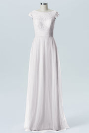 Lace Column Sweetheart Sleeveless Bridesmaid Dress-B08211