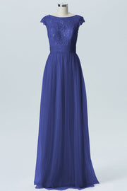 Lace Column Sweetheart Sleeveless Bridesmaid Dress-B08211