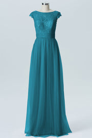 Lace Column Sweetheart Sleeveless Bridesmaid Dress-B08211