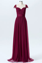 Chiffon Sweetheart Sleeveless Bridesmaid Dress| Plus Size | 60+ Colors