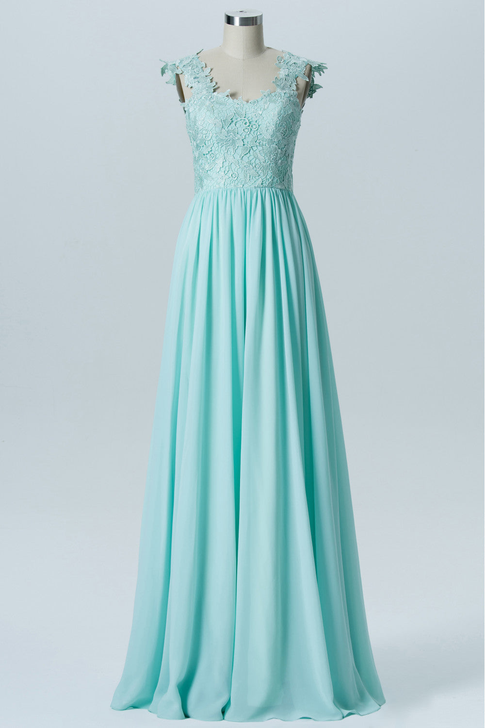 Lace V-Neck Sleeveless Bridesmaid Dress| Plus Size | 60+ Colors