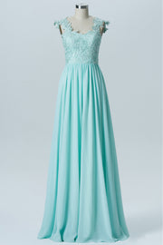 Lace V-Neck Sleeveless Bridesmaid Dress| Plus Size | 60+ Colors