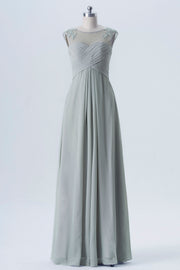 Lace V-Neck Sleeveless Bridesmaid Dress| Plus Size | 60+ Colors