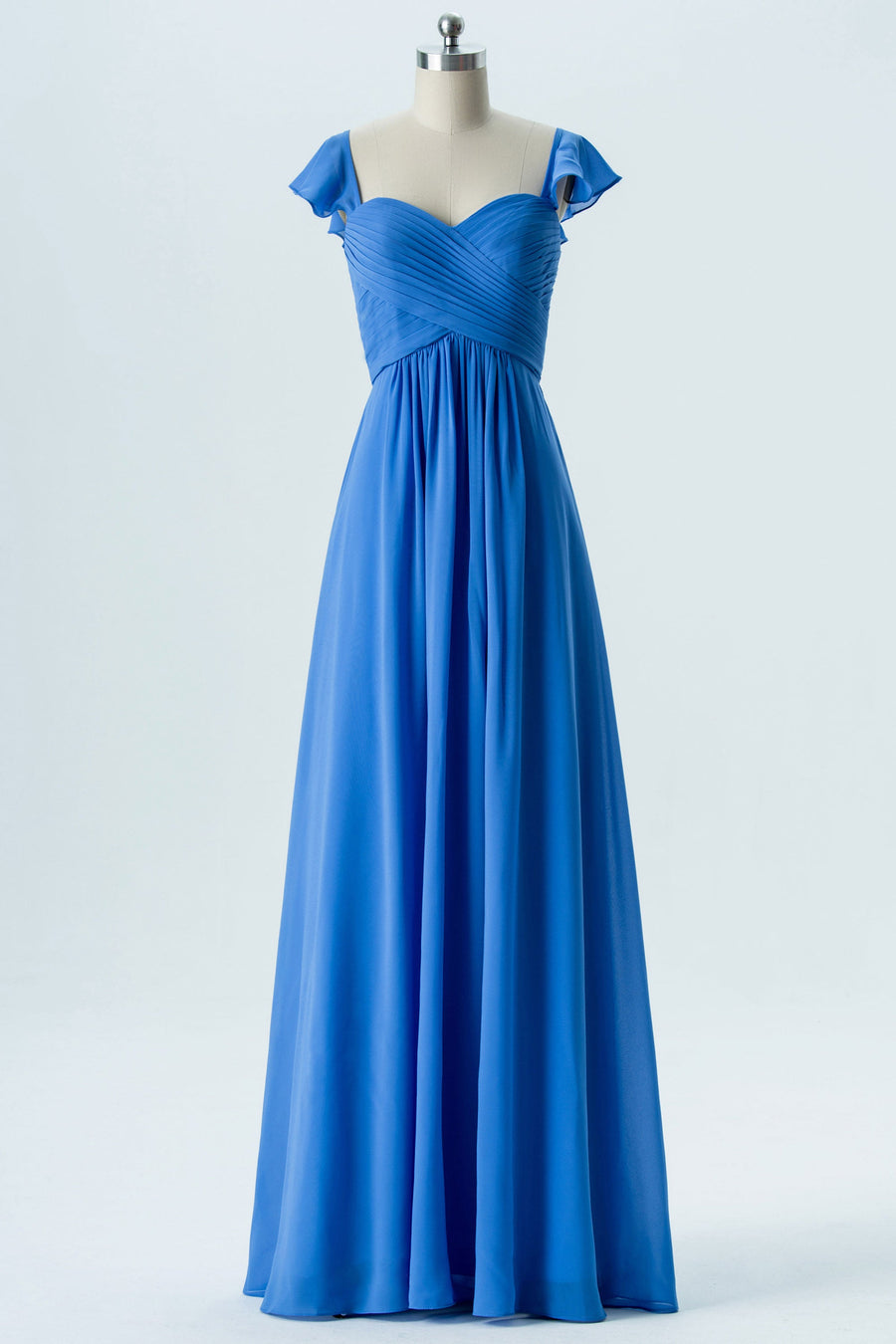 Lace V-Neck Sleeveless Bridesmaid Dress| Plus Size | 60+ Colors