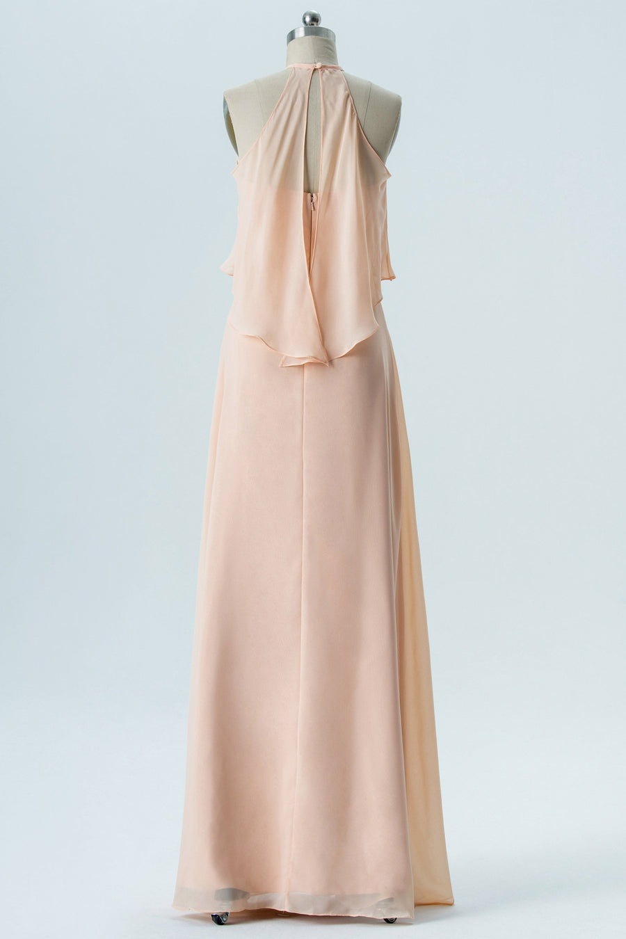Lace V-Neck Sleeveless Bridesmaid Dress| Plus Size | 60+ Colors
