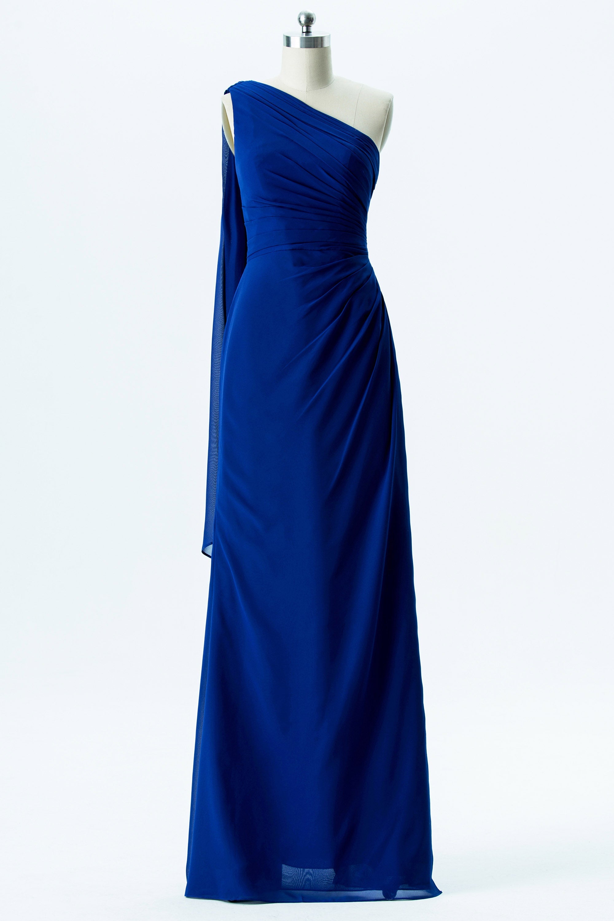 Chiffon V-Neck Sleeveless Bridesmaid Dress| Plus Size | 60+ Colors