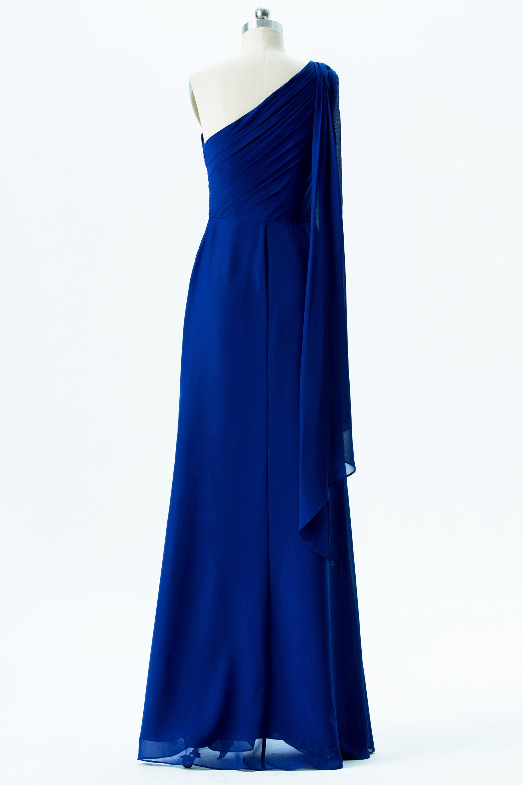 Chiffon V-Neck Sleeveless Bridesmaid Dress| Plus Size | 60+ Colors