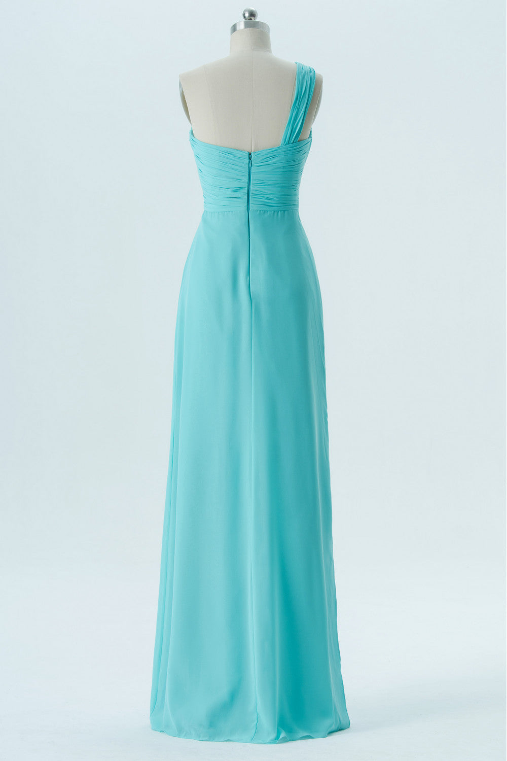 Chiffon V-Neck Sleeveless Bridesmaid Dress| Plus Size | 60+ Colors