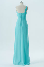 Chiffon V-Neck Sleeveless Bridesmaid Dress| Plus Size | 60+ Colors