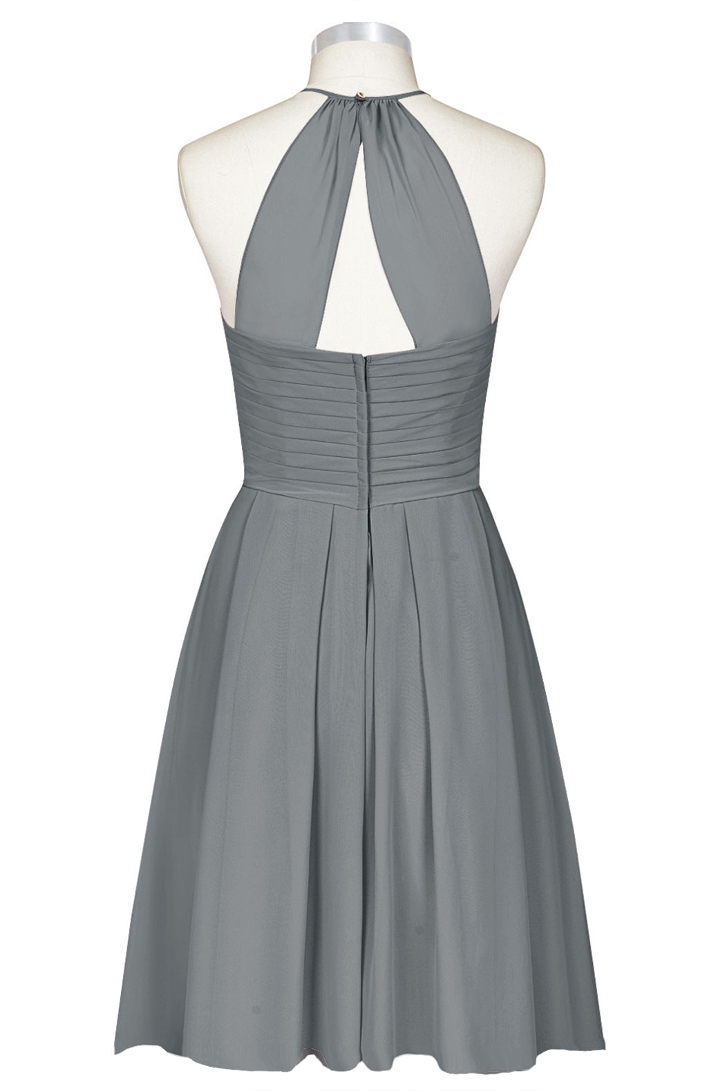 Chiffon V-Neck Sleeveless Bridesmaid Dress| Plus Size | 60+ Colors