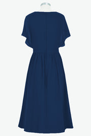 Chiffon V-Neck Sleeveless Bridesmaid Dress| Plus Size | 60+ Colors