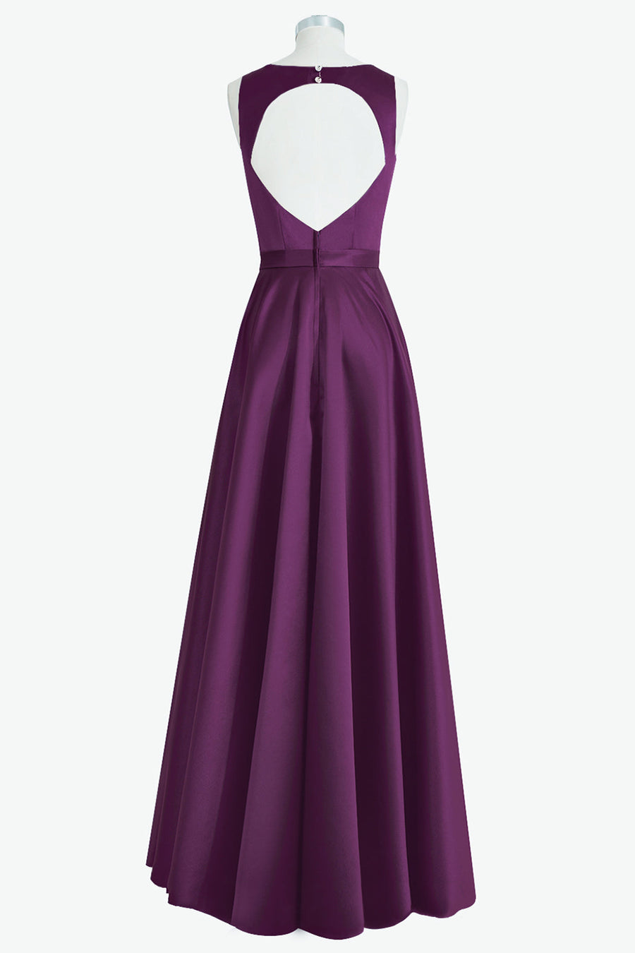 Chiffon Halter Sleeveless Bridesmaid Dress| Plus Size | 60+ Colors