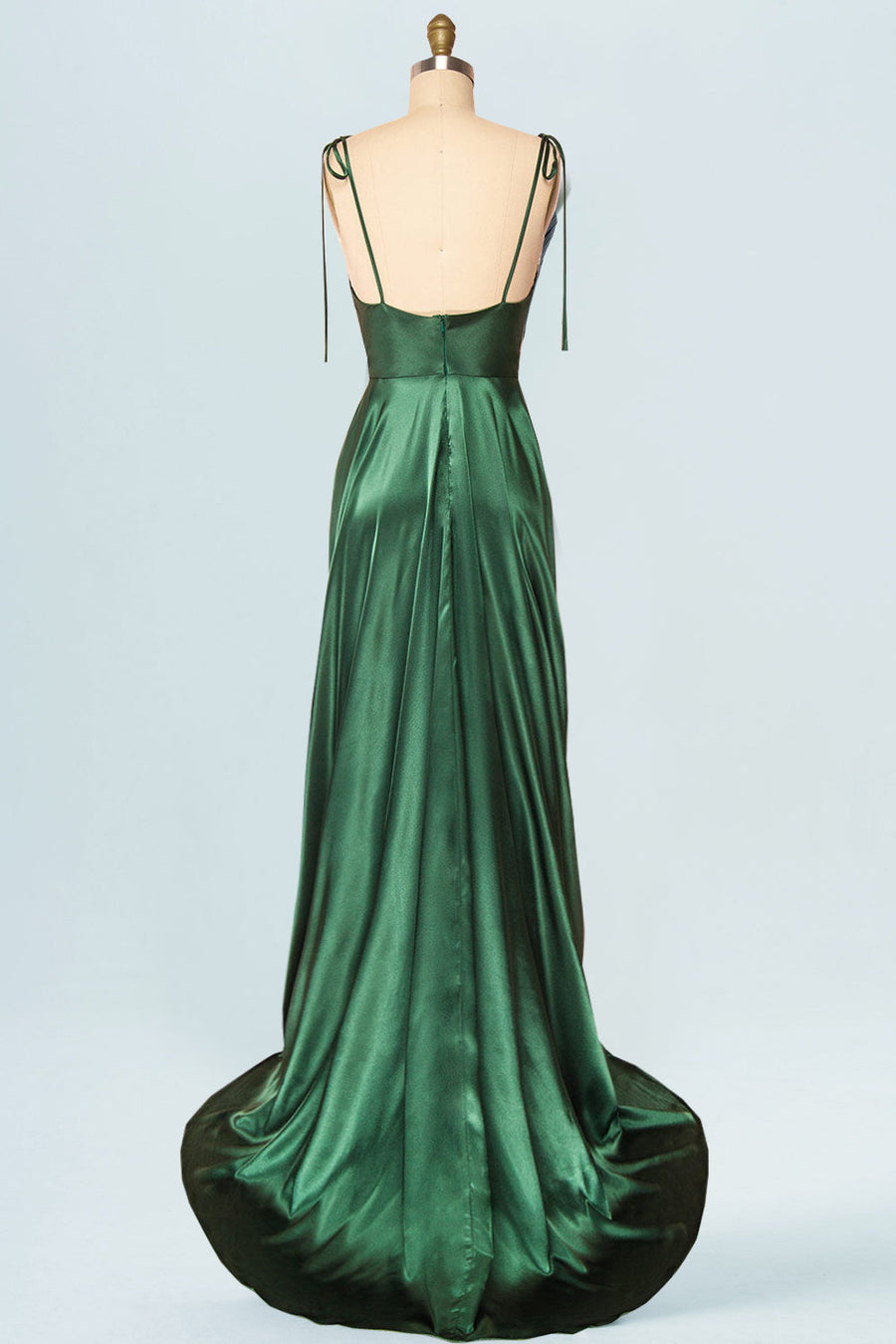 Stretch Satin Cowl Neck Sleeveless Bridesmaid Dress| Plus Size | 60+ Colors