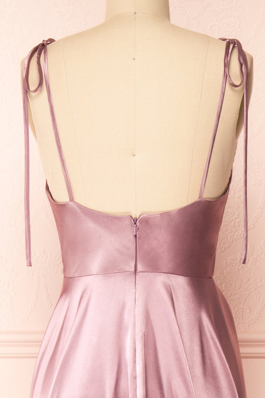 Stretch Satin Cowl Neck Sleeveless Bridesmaid Dress| Plus Size | 60+ Colors
