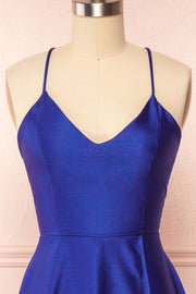 Stretch Satin V-Neck Sleeveless Bridesmaid Dress| Plus Size | 60+ Colors