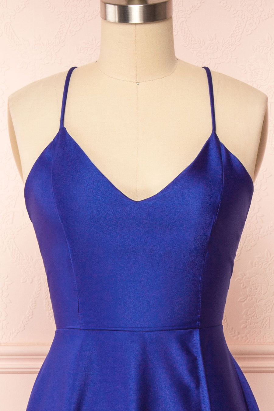 Stretch Satin V-Neck Sleeveless Bridesmaid Dress| Plus Size | 60+ Colors