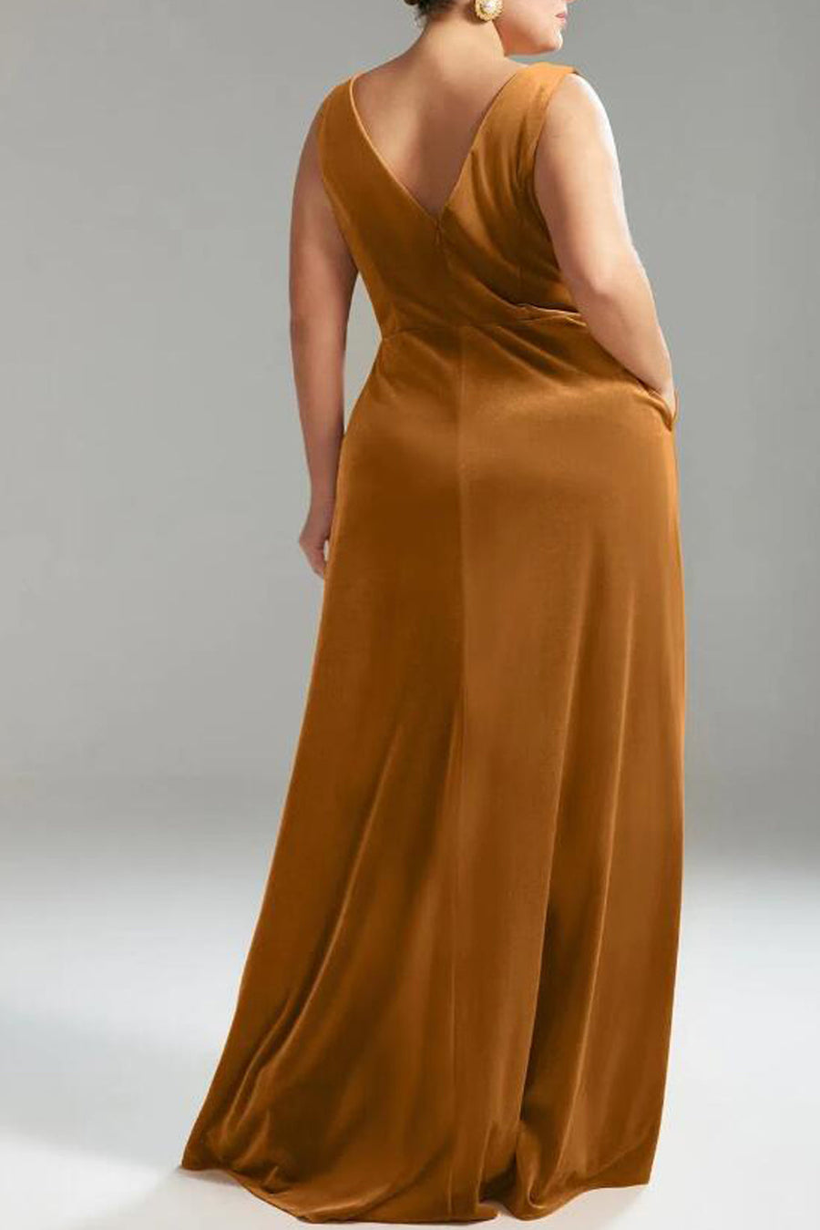 Stretch Satin Sweetheart Sleeveless Bridesmaid Dress| Plus Size | 60+ Colors