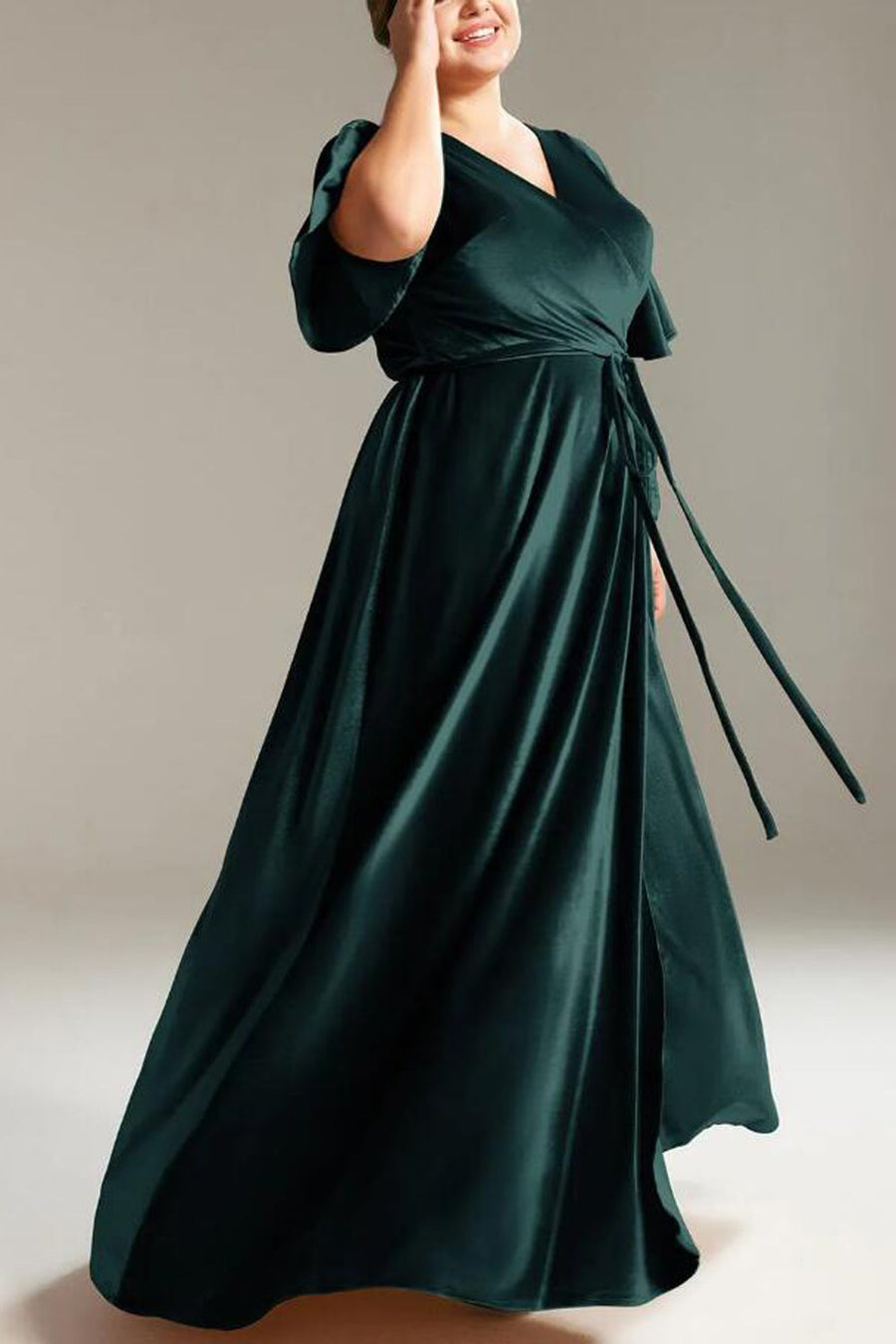Stretch Satin Sweetheart Sleeveless Bridesmaid Dress| Plus Size | 60+ Colors