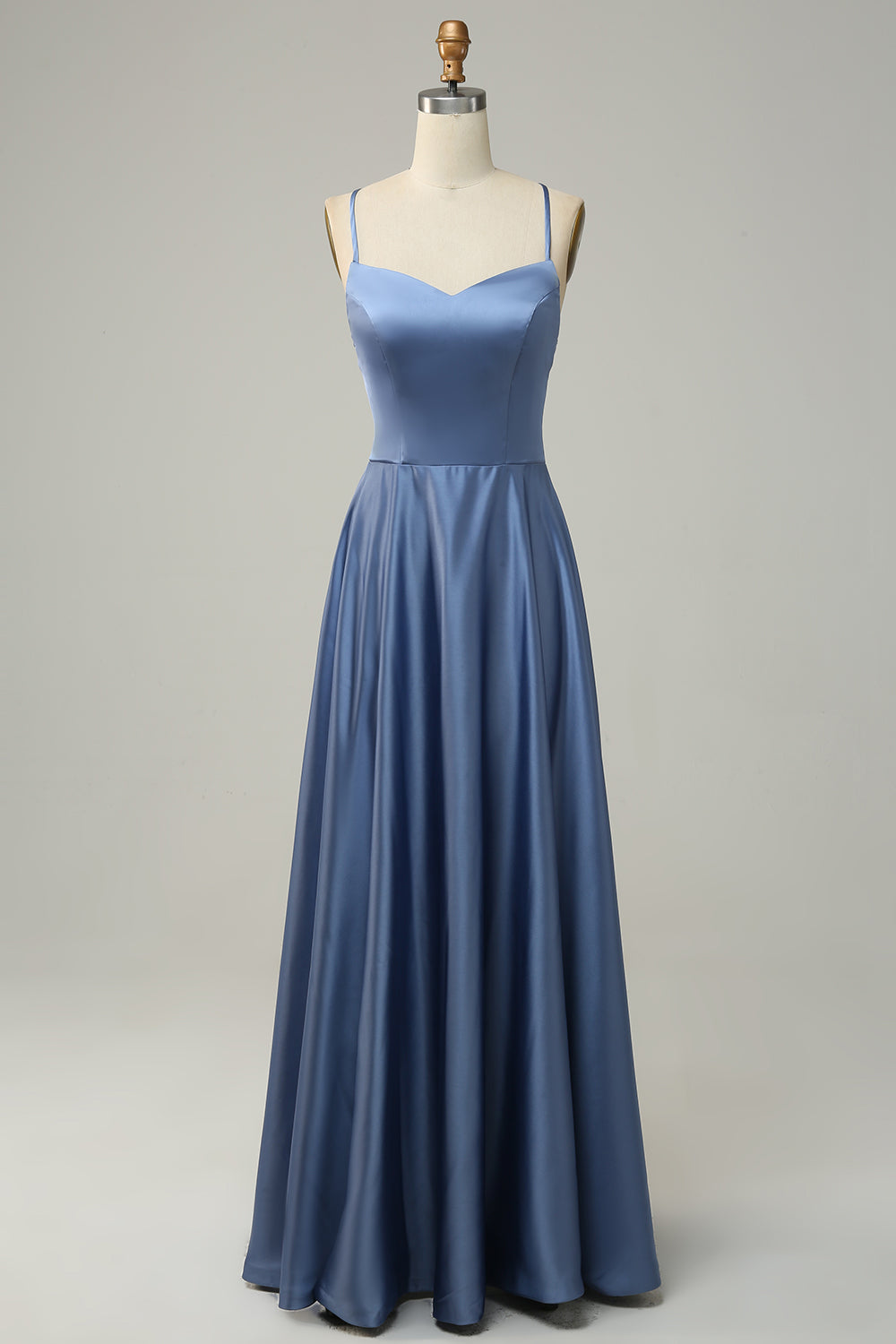 Stretch Satin Boat Neck Sleeveless Bridesmaid Dress| Plus Size | 60+ Colors