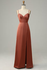 Stretch Satin Boat Neck Sleeveless Bridesmaid Dress| Plus Size | 60+ Colors