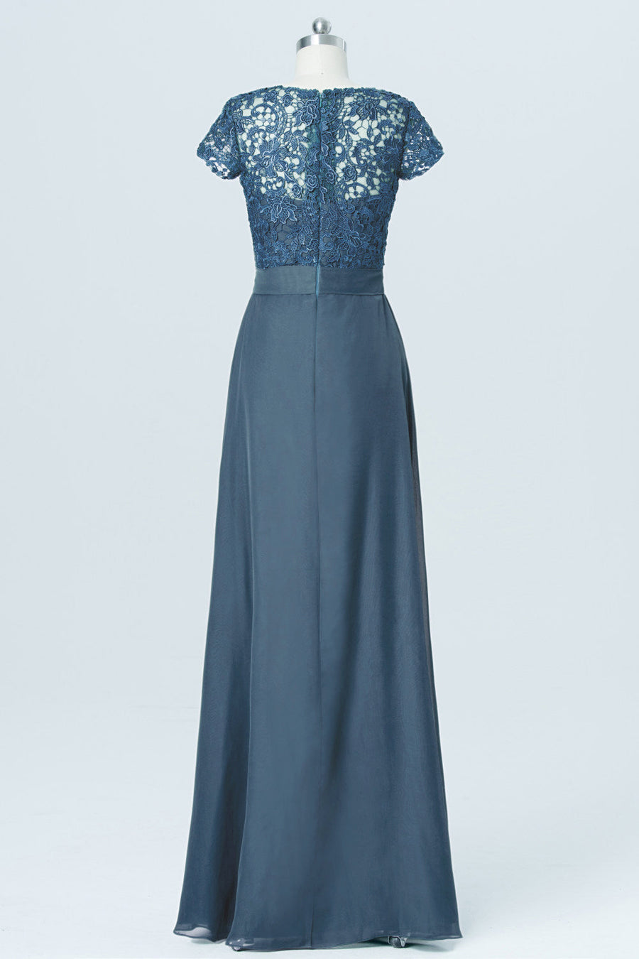 Lace Boat Neck Short Sleeves Bridesmaid Dress| Plus Size | 60+ Colors KF Bridal Lace Boat Neck Short Sleeves Bridesmaid Dress| Plus Size | 60+ Colors KF Bridal