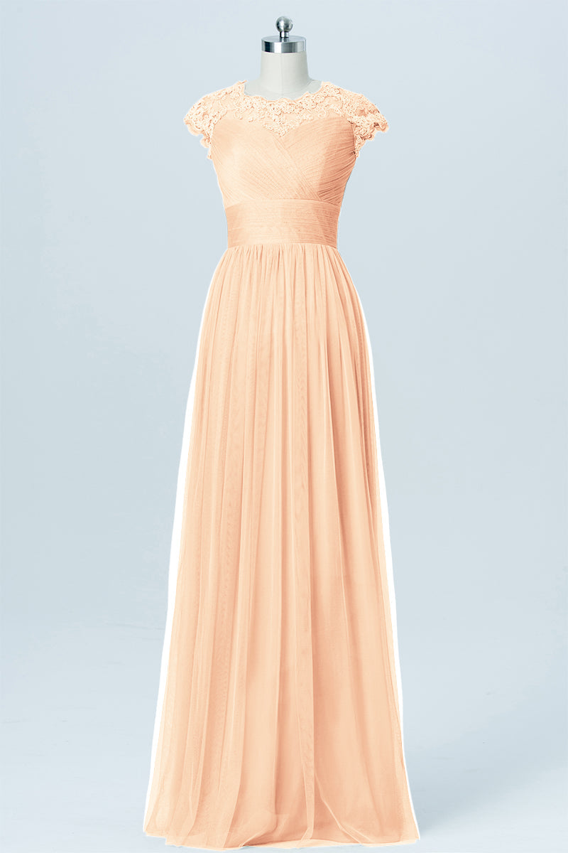 sheer bridesmaid dresses BABARONI BABARONI Chiffon Dusty Rose Bridesmaid Dresses V-neck Floor-length Spaghetti Straps Sash with Slit A-line, Dusty Rose / US0