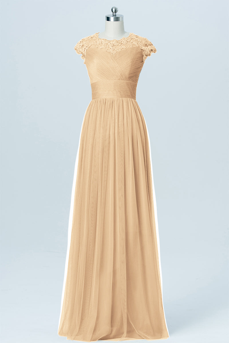 gold lace bridesmaid dress Silky Satin Midi Gold