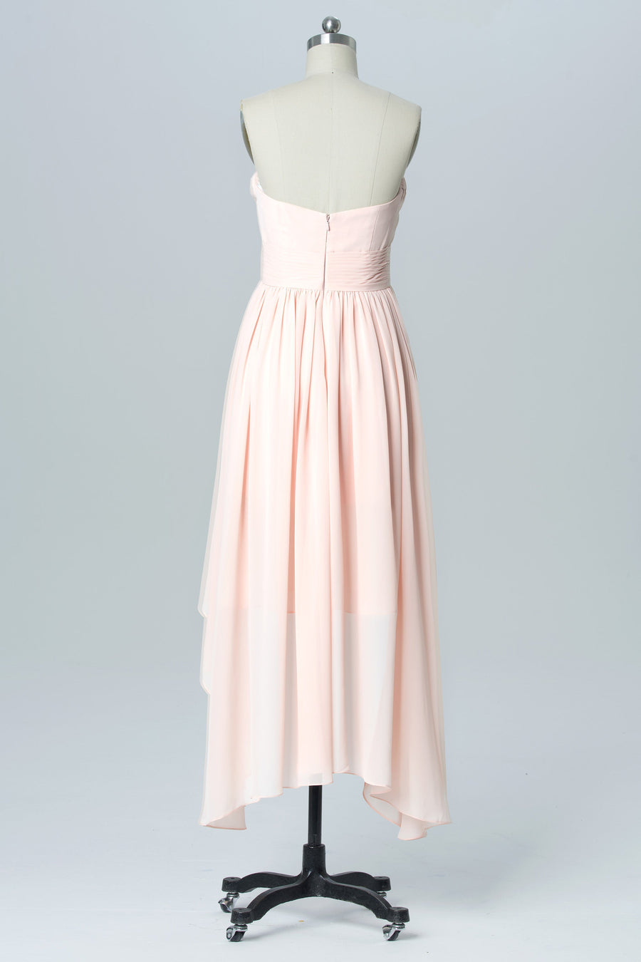 Chiffon Spaghetti Straps Sleeveless Bridesmaid Dress| Plus Size | 60+ Colors